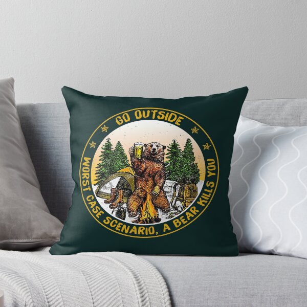 Item preview, Go Outside Worst Case Scenario a Bear Kills You  designed and sold by CMPretzelCo.
