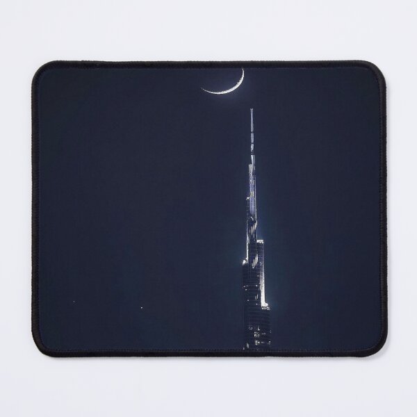 Item preview, Dark Mode Building With Moon view designed and sold by FeelTune.