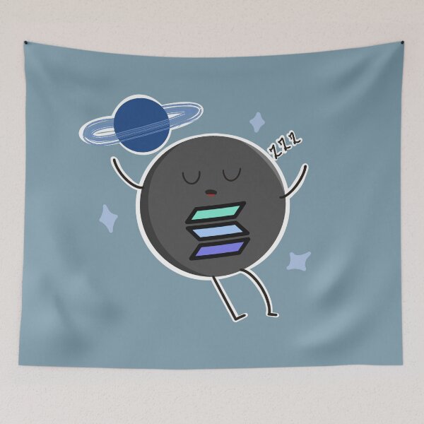 Item preview, Crypto Solana coin knocked out in Space  designed and sold by Crypmetal.