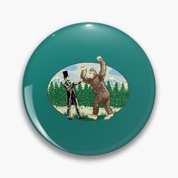 Item preview, ABE Lincoln Sasquatch Hunter Bigfoot Logo  designed and sold by CMPretzelCo.