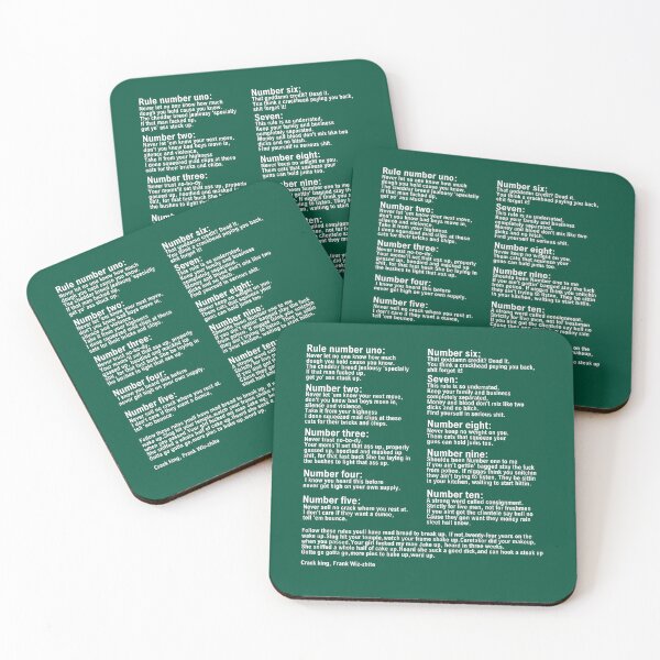 Item preview, Ten Crack Commandments designed and sold by CMPretzelCo.
