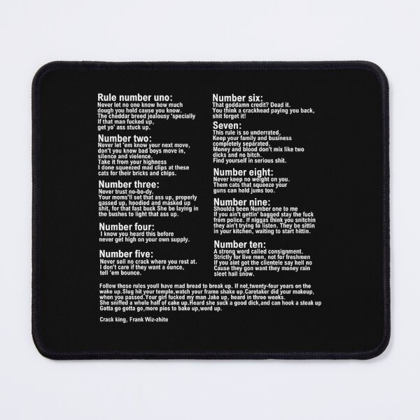 Item preview, Ten Crack Commandments designed and sold by CMPretzelCo.