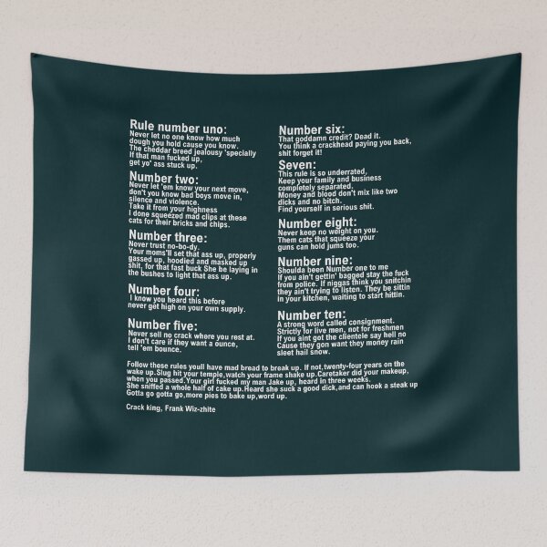 Item preview, Ten Crack Commandments designed and sold by CMPretzelCo.
