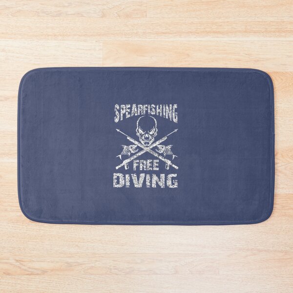 Item preview, Skull With Speargun Spearfishing Free Diving Distressed Gift Pullover designed and sold by QShopp.