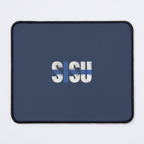 Item preview, Sisu Finnish flag vintage distressed designed and sold by QShopp.