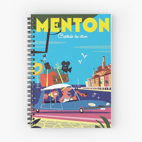 Item preview, Menton poster designed and sold by Gary Godel.