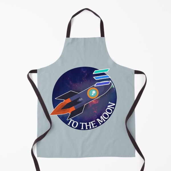 Item preview, Solana to the moon designed and sold by Crypmetal.