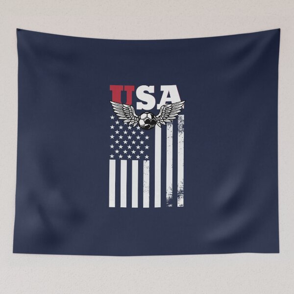 Item preview, USA Soccer Team United States Flag Support For Men Women designed and sold by JooArtPrints  ★★★★★.