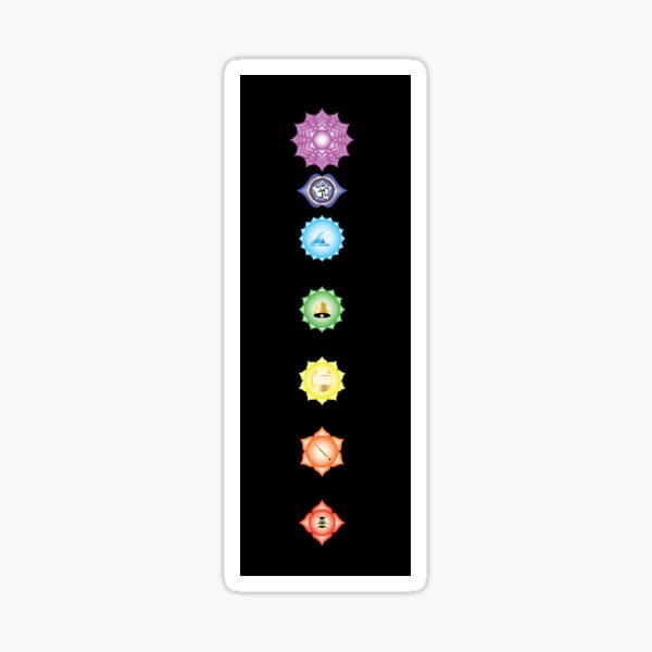 Chakra Vibrations - B Sticker