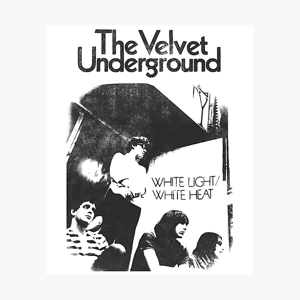 Aperçu de l'œuvre Velours Underground Blanc Vintage créée et vendue par CentryDesigns.