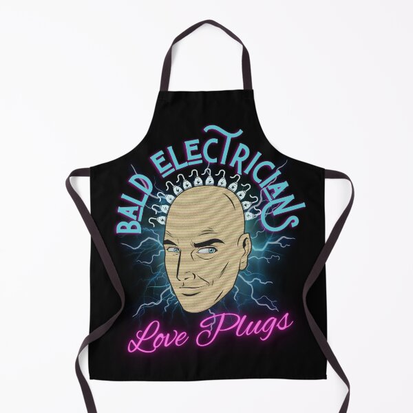 Item preview, Funny Bald Electricians Love Plugs designed and sold by norules.