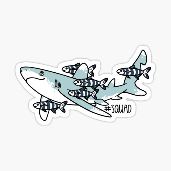 Oceanic Whitetip Squad Sticker