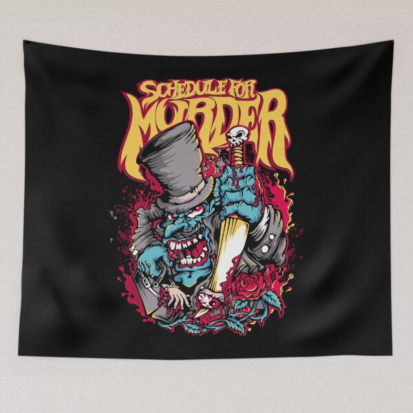 Item preview, Jack The Ripper Schedule For Murder Cartoon Serial Killer Century Punk Rock Classic designed and sold by Tremainecindy.