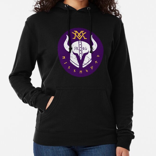 SKOL! Vikings Hoodie Unisex Men's Women's Minnesota Football Sparkly or  Matte Soft Lightweight Hooded Sweatshirt, Light Gray (S, White/Purple  Glitter)