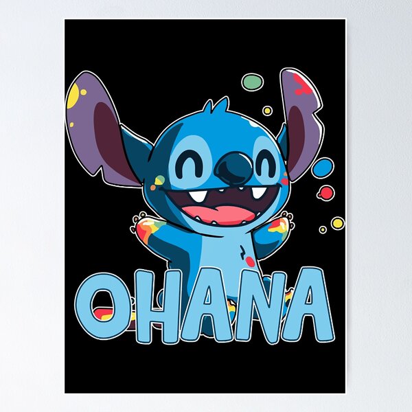 Ohana Stitch Poster for Sale by MattheShop