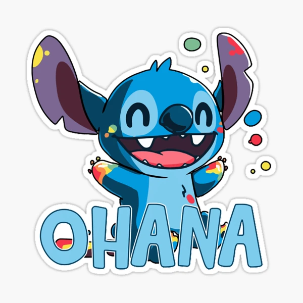 Stitch Ohana Sticker for Sale by ThompsonBeauty