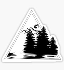 Live by the Mountains, Trees and Sea Sticker