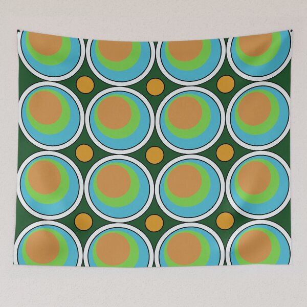 Item preview, retro seventies abstract design designed and sold by pauloneill-art.