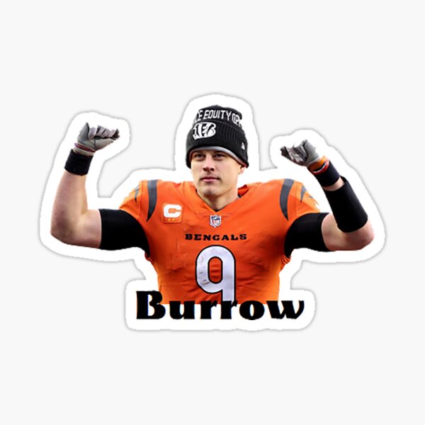 Joe Burrow Sticker for Sale by haleyashcraft