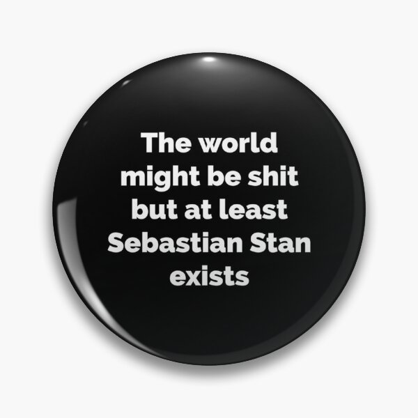 Item preview, But At Least Sebastian Stan Exists Pullover Hoodie designed and sold by saurelmosert.