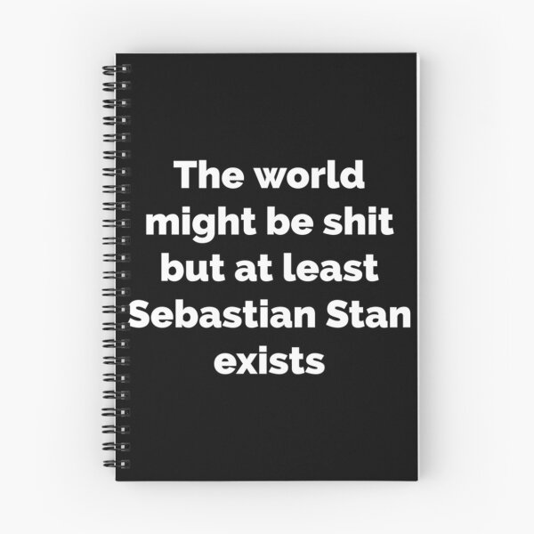 Item preview, But At Least Sebastian Stan Exists Pullover Hoodie designed and sold by saurelmosert.