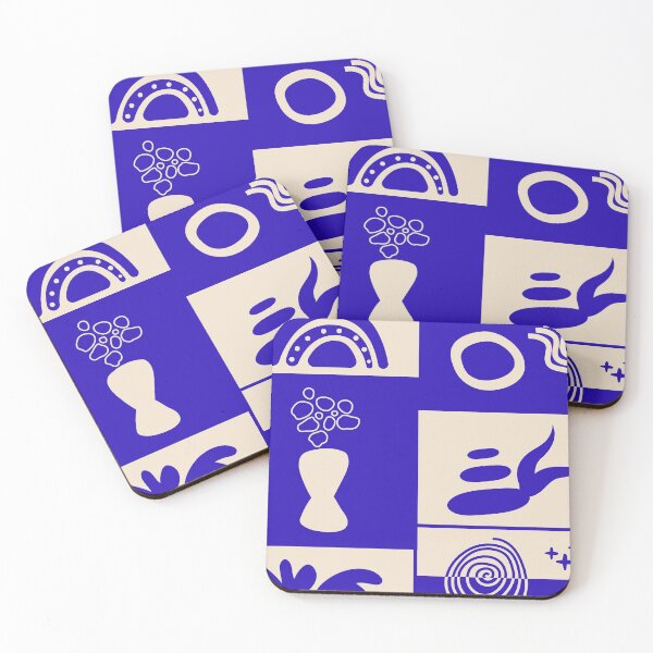 Item preview, Nordic Tiles Matisse Abstract Shapes designed and sold by MaiZephyr.