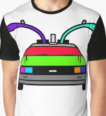 Back To The Future - Delorean Time Machine Graphic T-Shirt