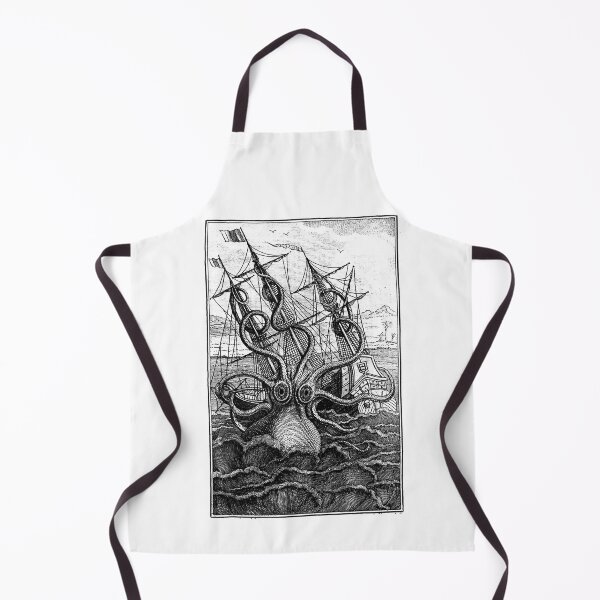 Item preview, Giant Octopus Pirate Ship Vintage Kraken Sailing Squid designed and sold by ujgbnx.