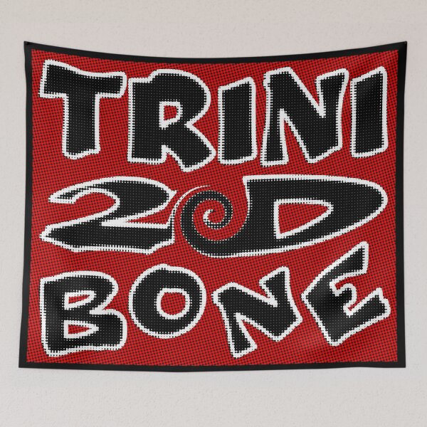 Item preview, TRINIDAD AND TOBAGO FLAG WORDS - TRINI 2 D BONE. designed and sold by Ralek.
