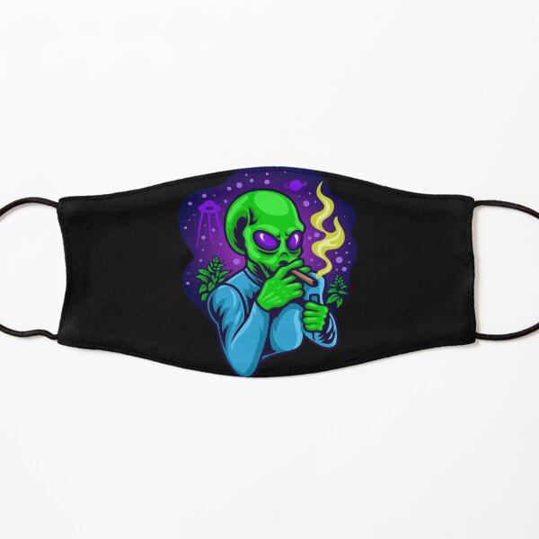 Smoker Alien Kids Mask