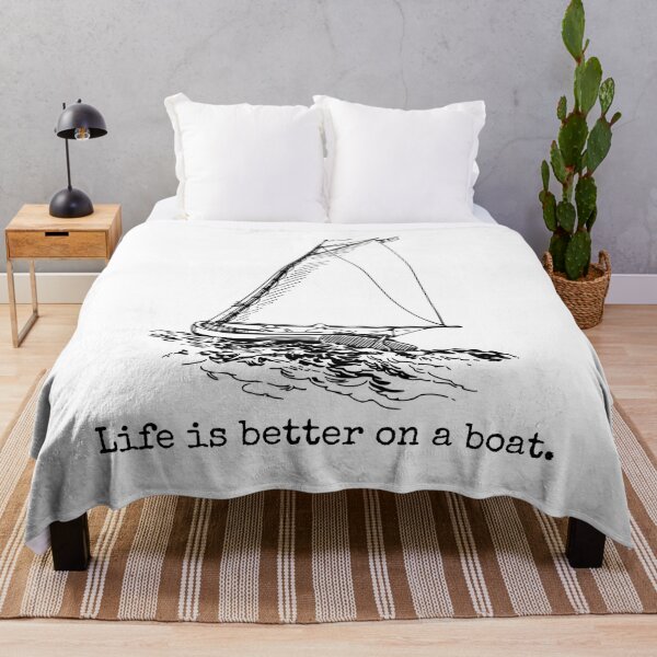 Item preview, Life Is Better On A Boat Funny Sailboat Sketch Cool Sailing designed and sold by ujgbnx.
