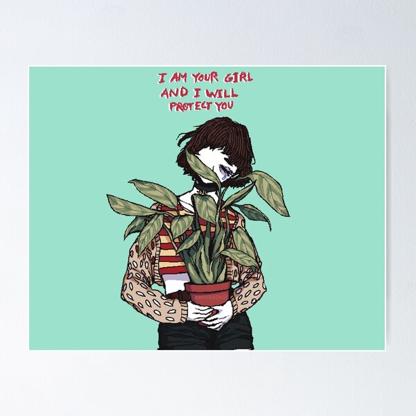 Item preview, i am your girl and i will protect you designed and sold by tsamporadhoe.