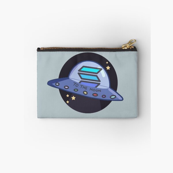 Item preview, Solana to the moon designed and sold by Crypmetal.