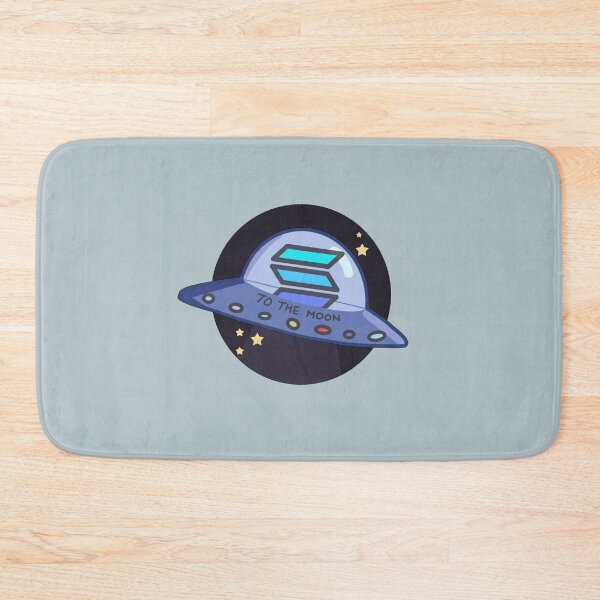 Item preview, Solana to the moon designed and sold by Crypmetal.