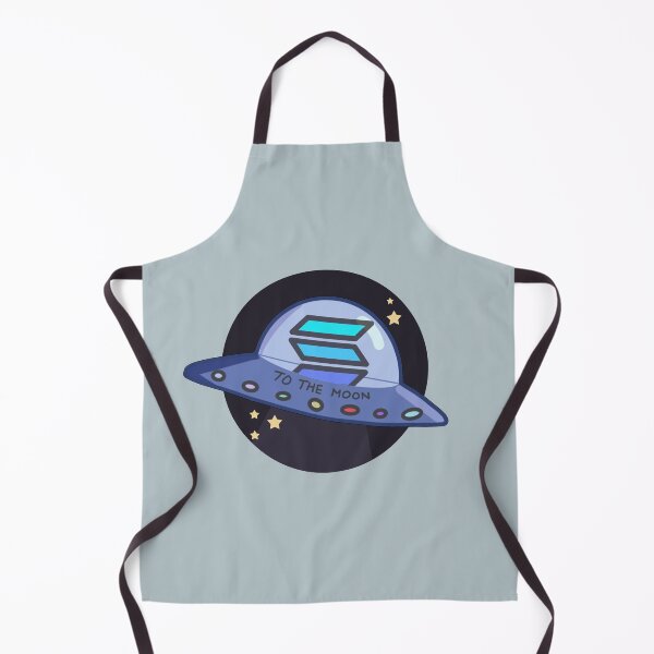 Item preview, Solana to the moon designed and sold by Crypmetal.