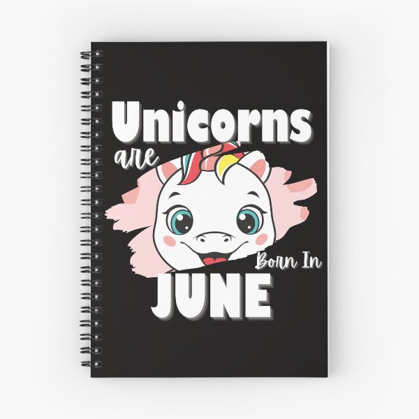Item preview, Unicorns are born in June - June Birthday Quotes designed and sold by NellyDS17.