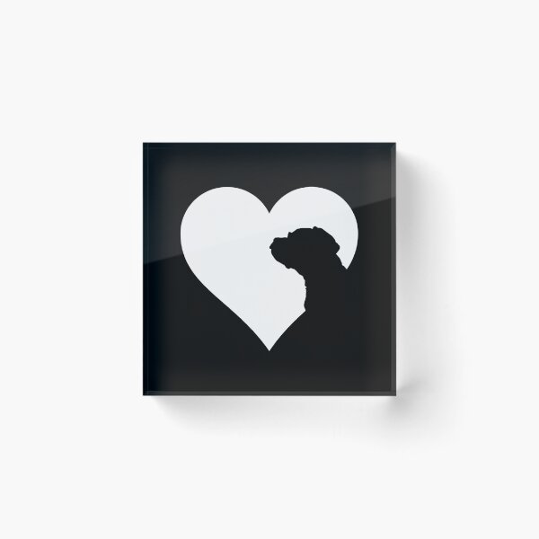 Item preview, The Heart of the Puggle Lover designed and sold by More Cute Dogs.