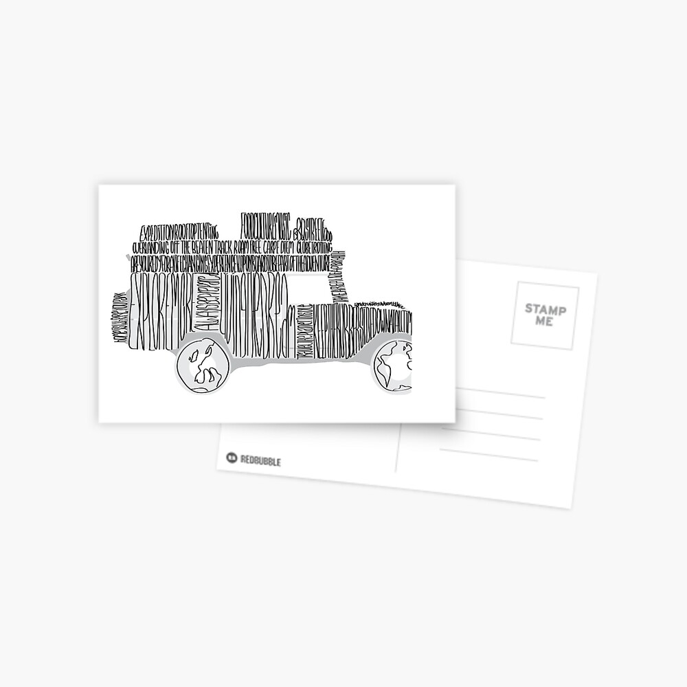 Artsy Sketchy Postcard