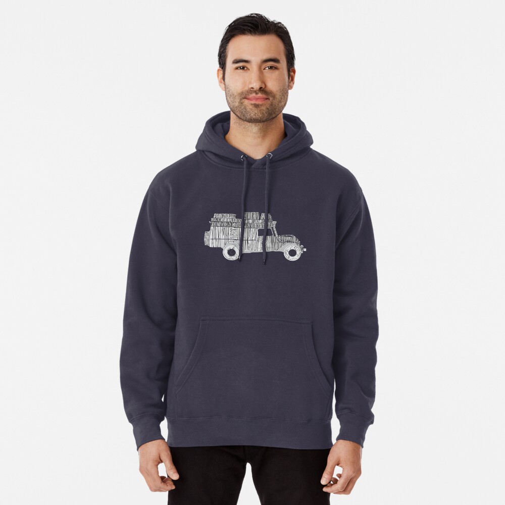 Artsy Sketchy Pullover Hoodie