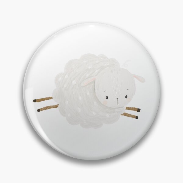 Item preview, cute sheep jumping designed and sold by the-myro.