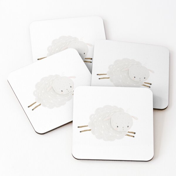 Item preview, cute sheep jumping designed and sold by the-myro.