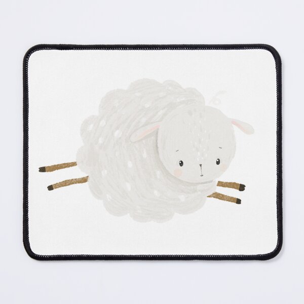 Item preview, cute sheep jumping designed and sold by the-myro.