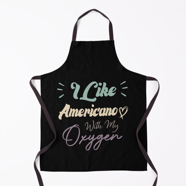 Item preview, I Like Americano With My Oxygen Funny Coffee Quote designed and sold by medbdj.