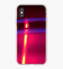 Neon Red Blue Yellow iPhone Case