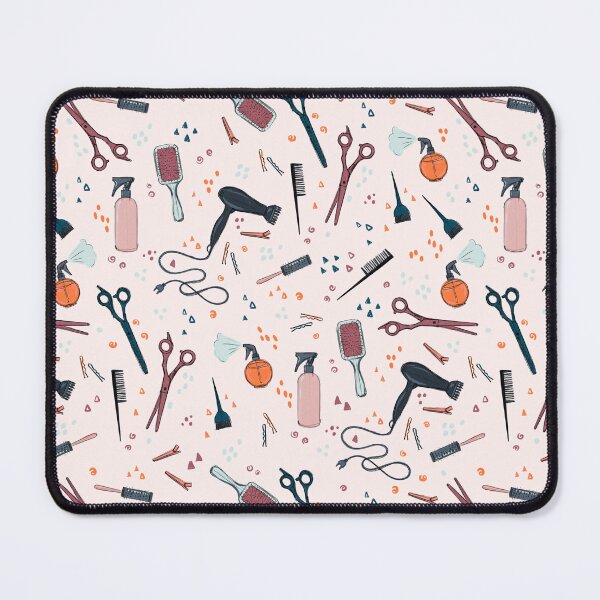 Item preview, hairdresser tools on pink designed and sold by alenaganzhela.