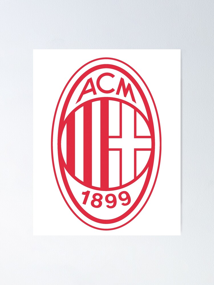 AC Milan Logo Ufficiale Poster for Sale by birbotti