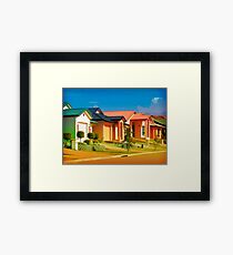 Casas Graficas Framed Print