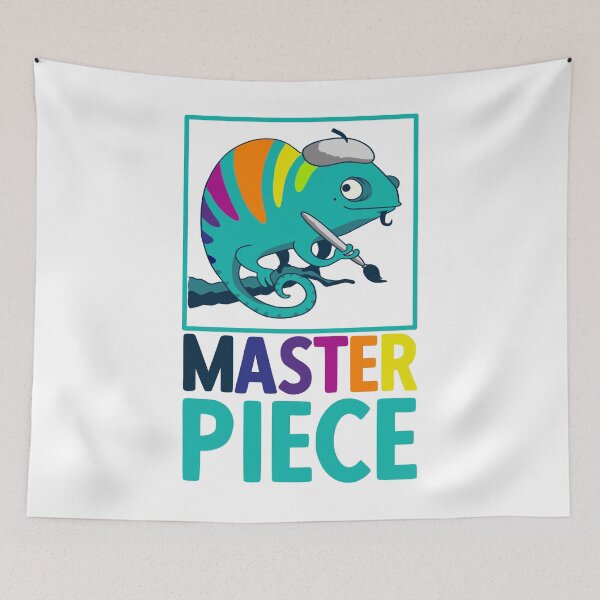 Item preview, Painting Masterpiece Artwork Chameleon designed and sold by ornamio.