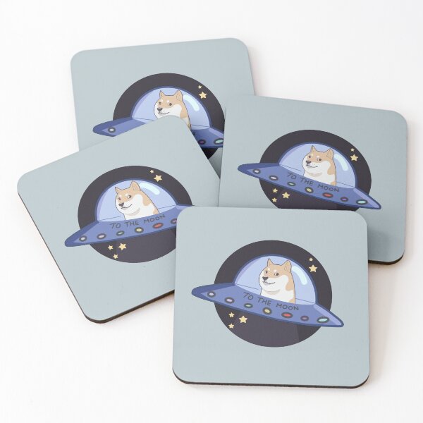 Item preview, Doge to the moon designed and sold by Crypmetal.
