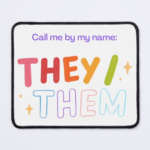 Item preview, Call me by my name they/them designed and sold by LiliesValley.